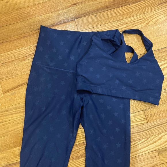 Navy Workout Set for Tall Girls! Small/reg bra, med/tall bottom! - Picture 2 of 7